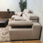 Sofa de 3 Lugares Relax A12 em tecido microfibra com encostos de cabeca e bracos reclinaveis e assentos deslizantes 3 scaled