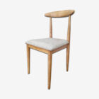 Cadeira Vintage Bege claro e castanho claro Cadeiras e Cadeiroes Moveis por Medida Crispalmovel 1