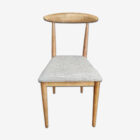 Cadeira Vintage Bege claro e castanho claro Cadeiras e Cadeiroes Moveis por Medida Crispalmovel 2