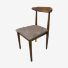 Cadeira Vintage Bege escuro e castanho escuro Cadeiras e Cadeiroes Moveis por Medida Crispalmovel