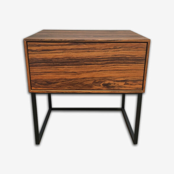 Mesa de Cabeceira Mendy U - Preto, Pau Ferro