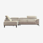 Sofa de Canto Tesla Sofas Sofa de Canto Sofa de canto bege Sofa de Canto em tecido Sofas por Medida Crispalmovel 1