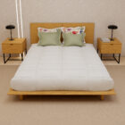 Cama de Casal Nordic Lewis Carvalho Claro