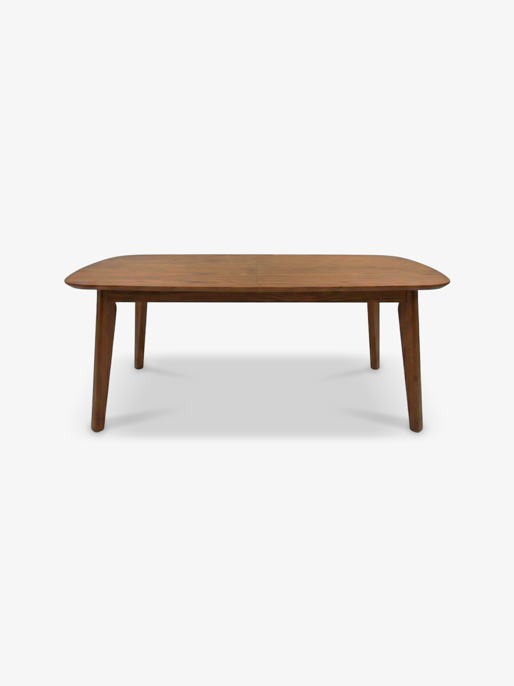 Mesa de Jantar Oval Extensivel Nordi Nogueira Vista Frente Mesas de Jantar Por Medida Crispalmovel