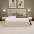 Conjunto de Cama e Mesas de Cabeceira Kelly Conjunto de Cama e Mesas de Cabeceira Kelly