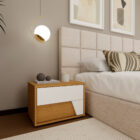 Conjunto de Cama e Mesas de Cabeceira Kelly Conjunto de Cama e Mesas de Cabeceira Kelly