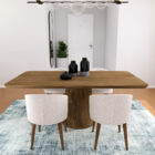 Mesa de Jantar Retangular Dane