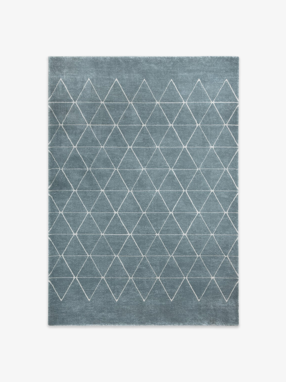 Tapete Vegas Berber Cor Azul e Branco