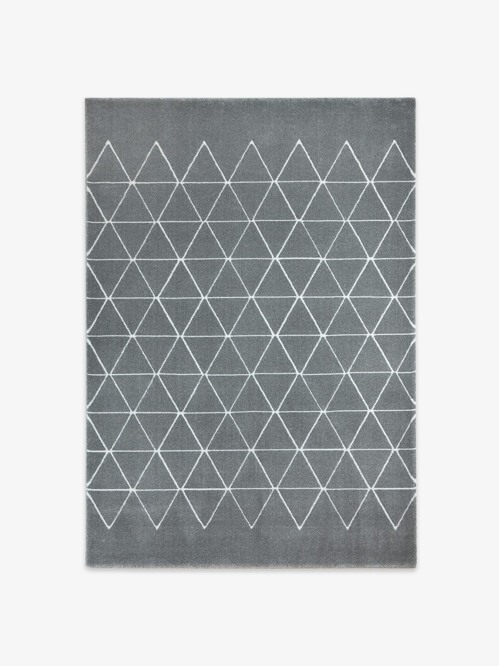 Tapete Vegas Berber Cor Cinzento Escuro e Branco