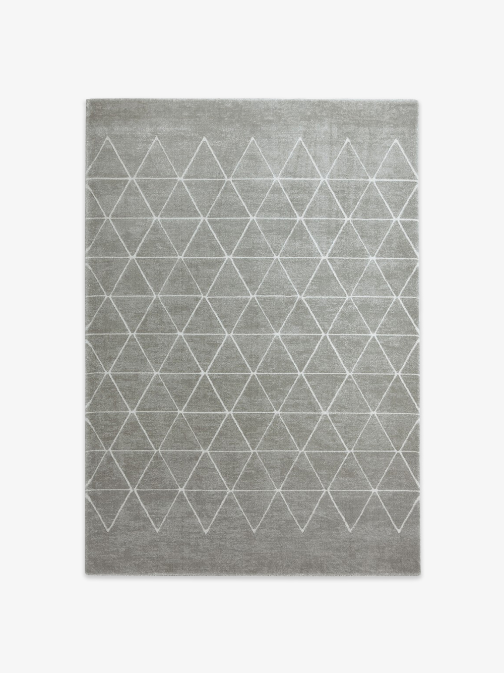 Tapete Vegas Berber Cor Cinzento e Branco