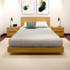 Conjunto de Cama e Mesas de Cabeceira Camel