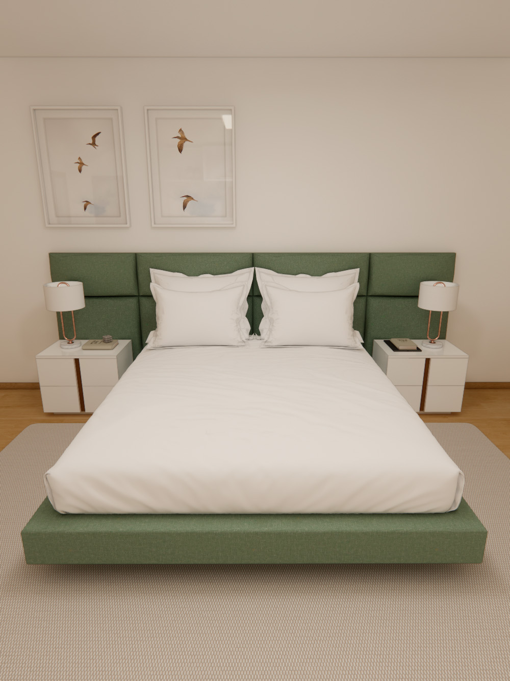 Projetos de Decoração 3D Quarto Diva