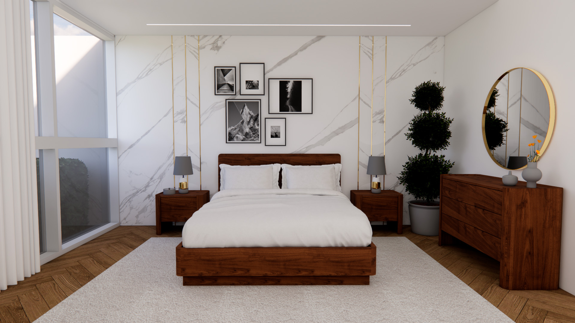 Projetos de Decoração 3D Quarto Angel