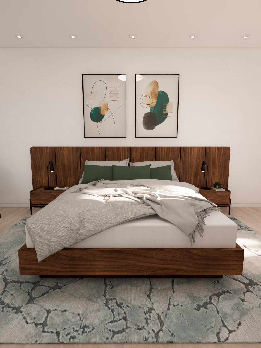 Projetos de Decoração 3D Quarto Bali