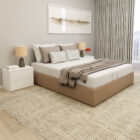 Cama de Casal Sommier Shane Ecopele Estrado Elevatorio Vista Ambiente Lado Camas e Quartos Por Medida Crispalmovel
