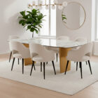 Mesa de Jantar Oval Franjo
