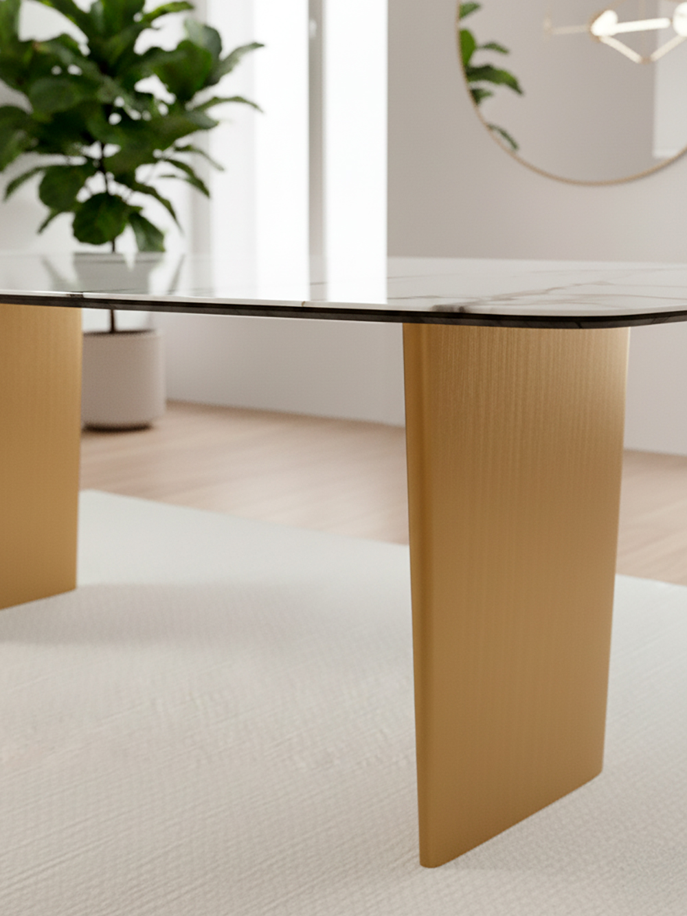 Mesa de Jantar Oval Franjo