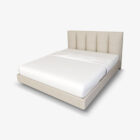 Cama-de-Casal-Elora-Tecido-Bege-Claro-Base-Suspensa-Vista-Lado-Camas-e-Quartos-Por-Medida-Crispalmovel Cama de Casal Elora Tecido Bege Claro Base Suspensa Vista Lado Camas e Quartos Por Medida Crispalmovel